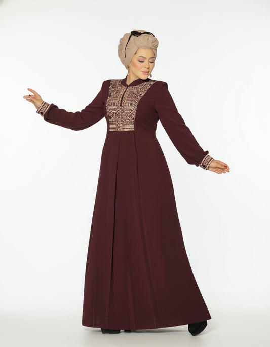 Embroidered Modest Abaya