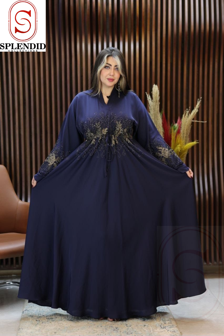 Elegant Embellished Abaya Dress