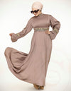 Flowy Dress with Clinched Waist