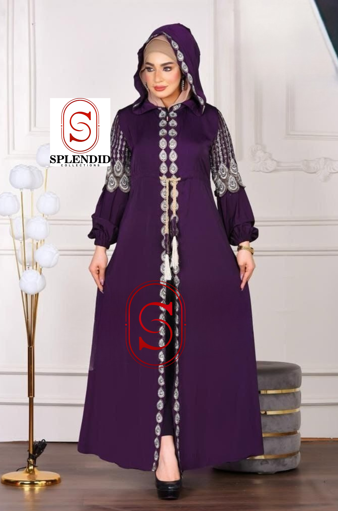 Splendid Hooded Abaya