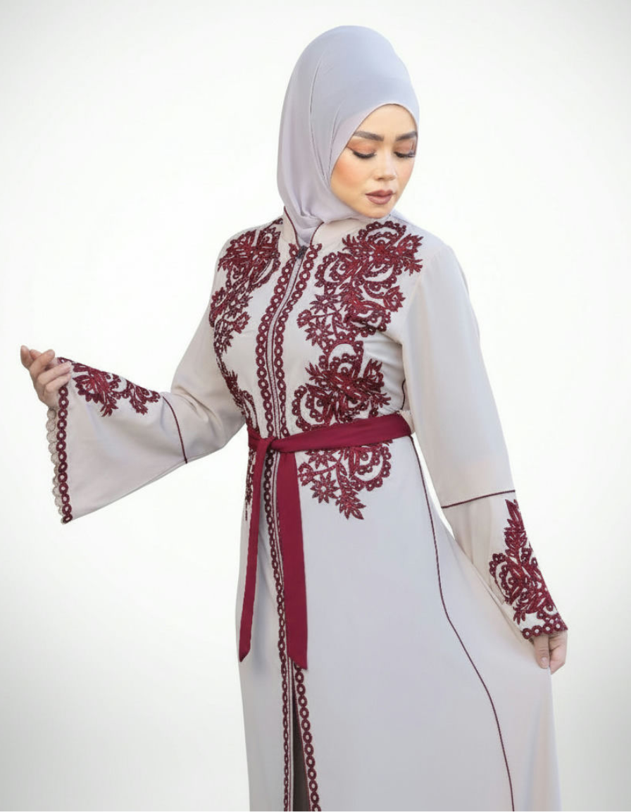 Laser Embroidery Dress