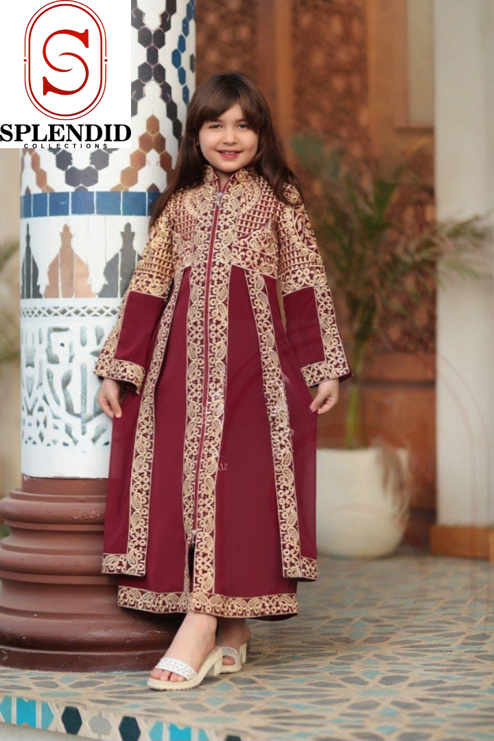 Luxury Girls Abaya Dress