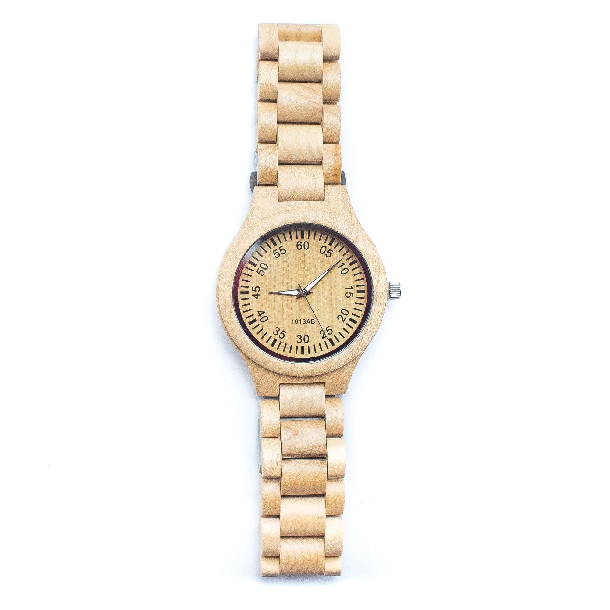 Wooden Watch, Handmade Vintage Quartz Watches, Natural Wooden Wrist Watch WA-189(Box-1)