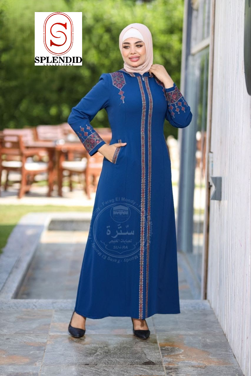 Sapphire Embroidered Abaya