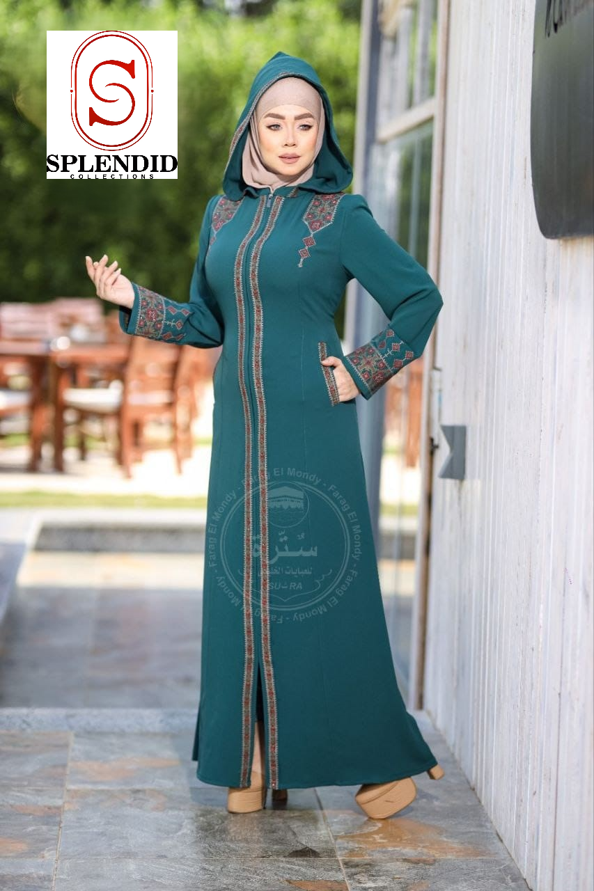 Sapphire Embroidered Abaya
