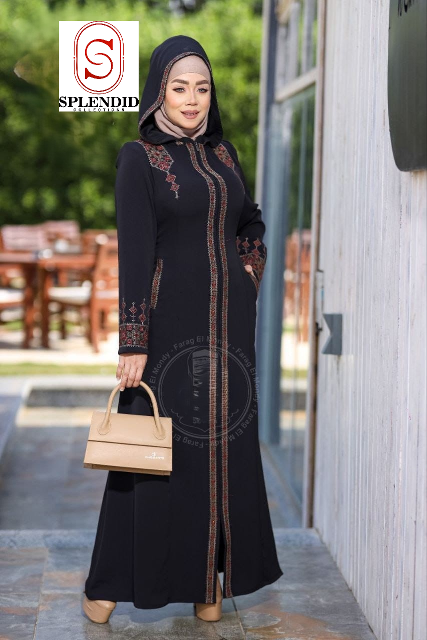 Sapphire Embroidered Abaya