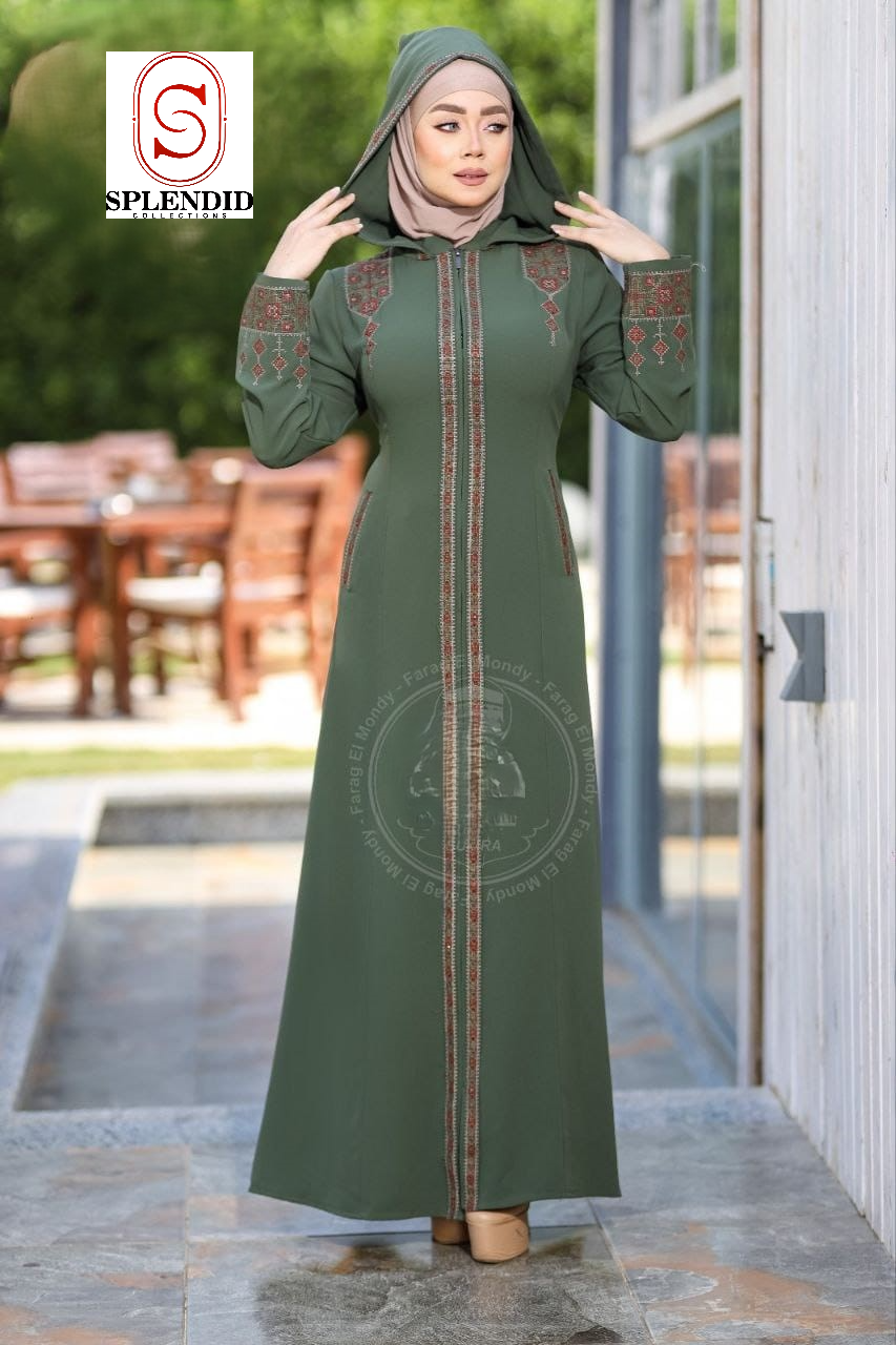 Sapphire Embroidered Abaya