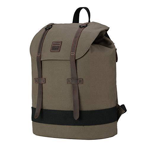 TRP0511 Troop London Heritage Waxed Canvas Daypack Backpack