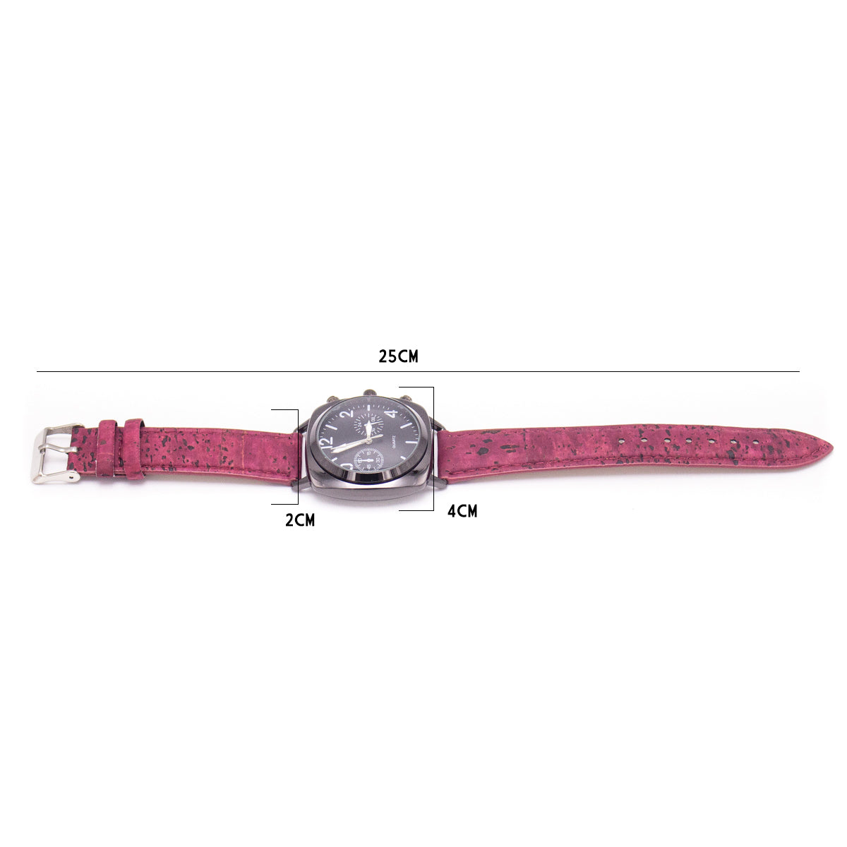 20mm multiple colour cork strap with  watch for men  and women watch WA-171-BOX-A