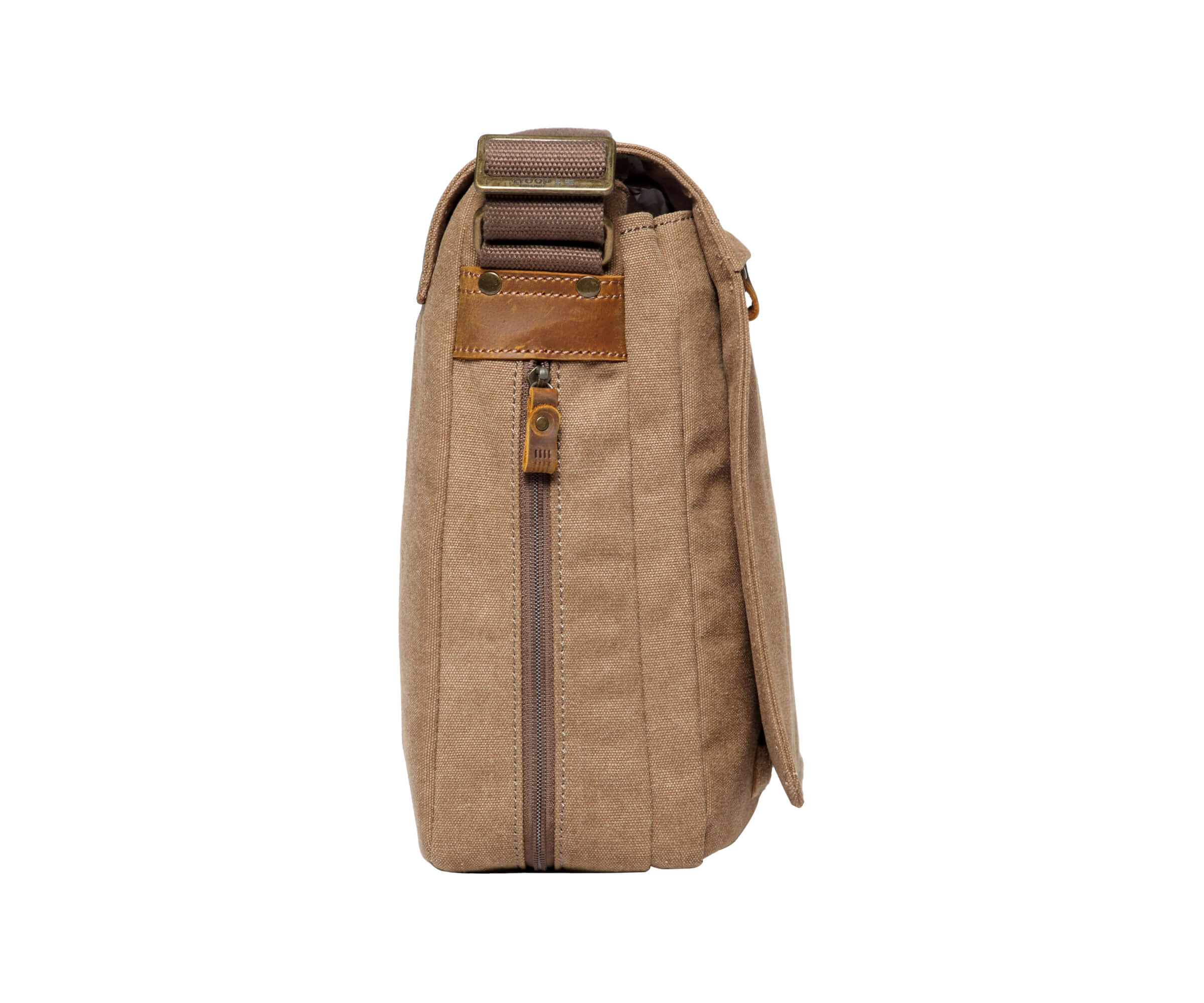 TRP0371 Troop London Classic Canvas Laptop Large Messenger Bag - 18'' Diagonally
