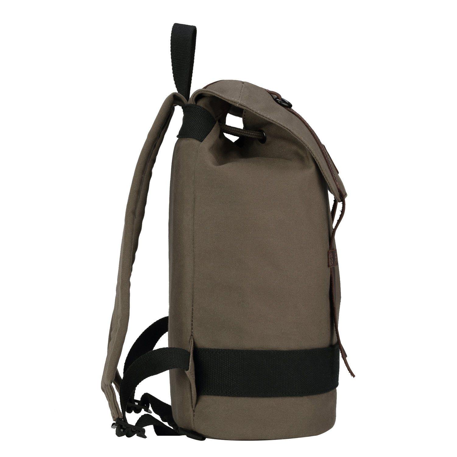 TRP0511 Troop London Heritage Waxed Canvas Daypack Backpack