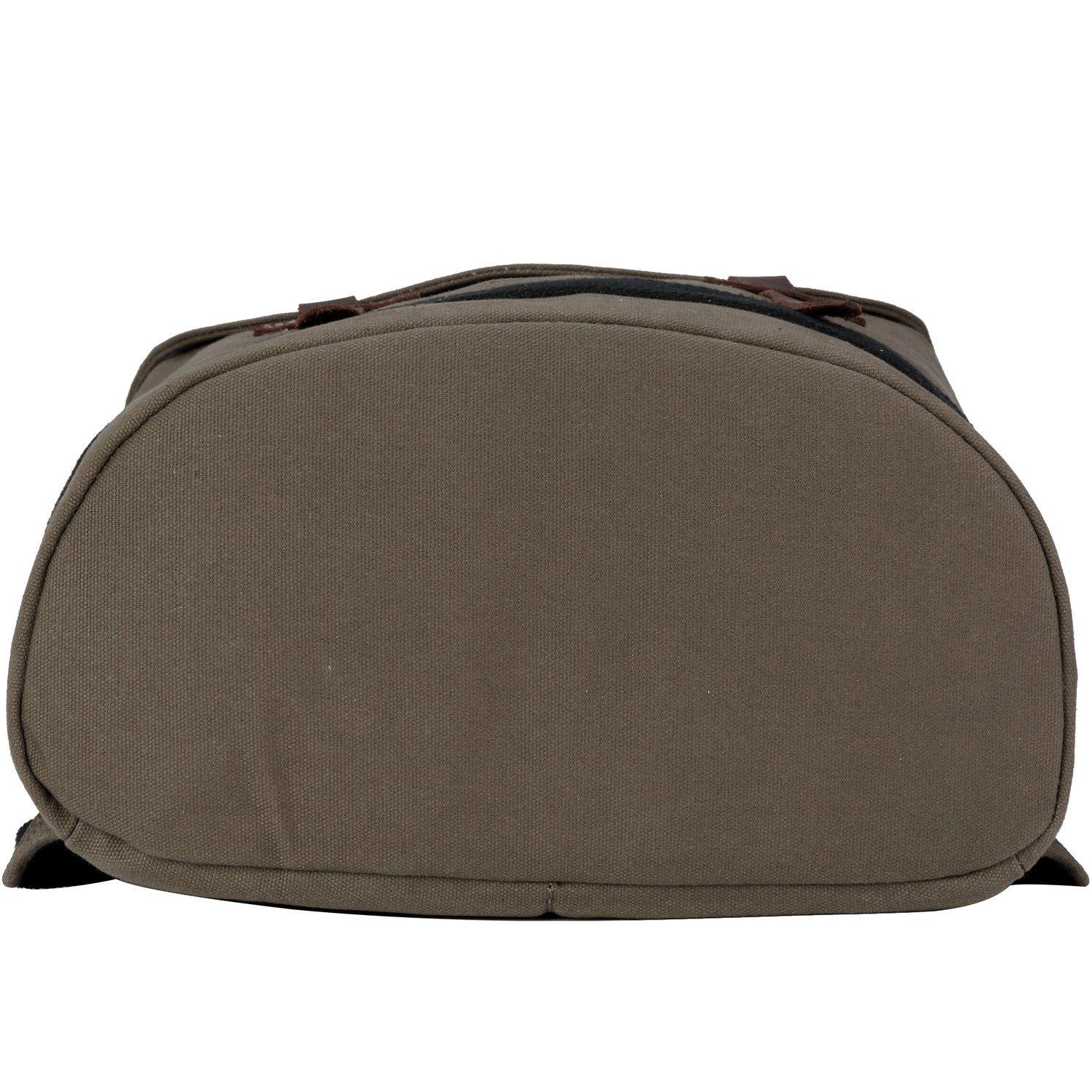 TRP0511 Troop London Heritage Waxed Canvas Daypack Backpack