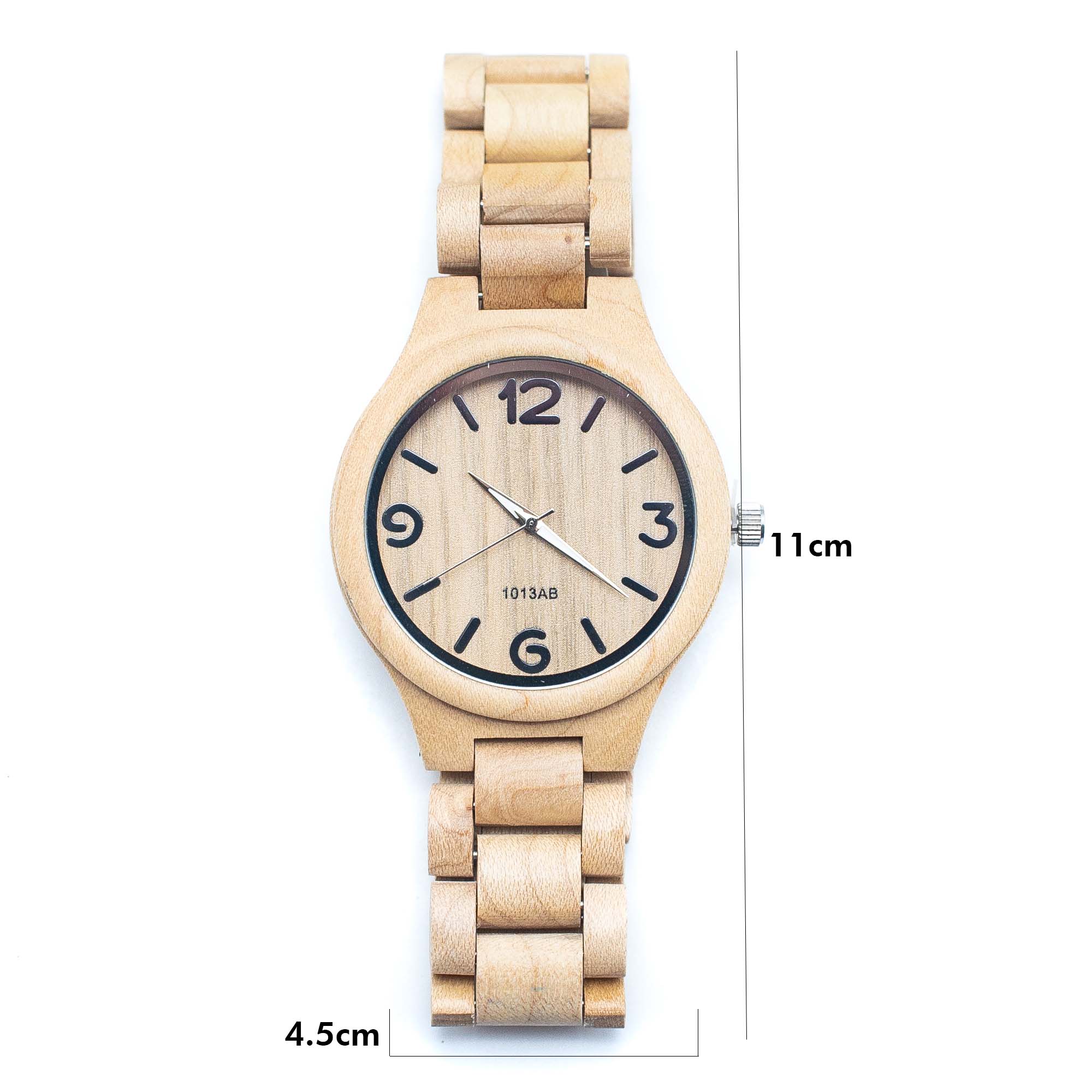 Wooden Watch, Handmade Vintage Quartz Watches, Natural Wooden Wrist Watch WA-192(Box-1)