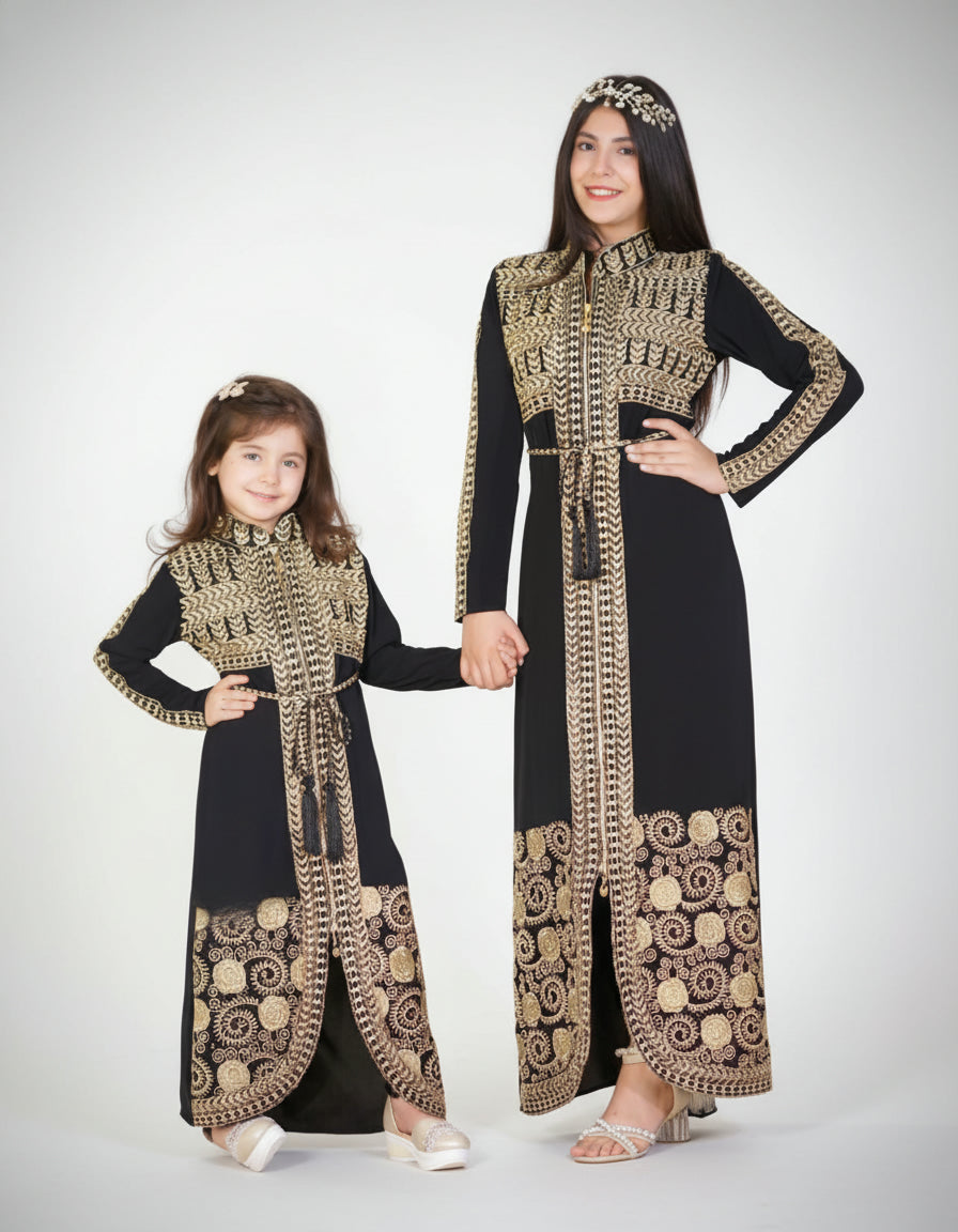 Ameerah Elegant Silk Kaftan