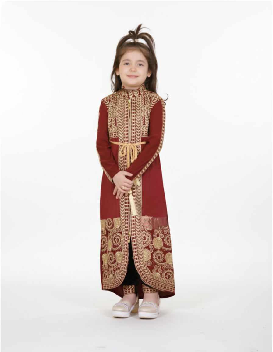 Ameerah Elegant Silk Kaftan