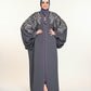 Butterfly Embroidery Abaya