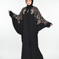 Butterfly Embroidery Abaya