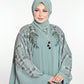 Butterfly Embroidery Abaya