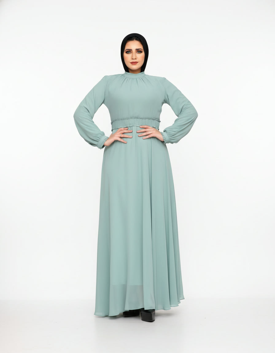 Elegant Chiffon Flow Dress