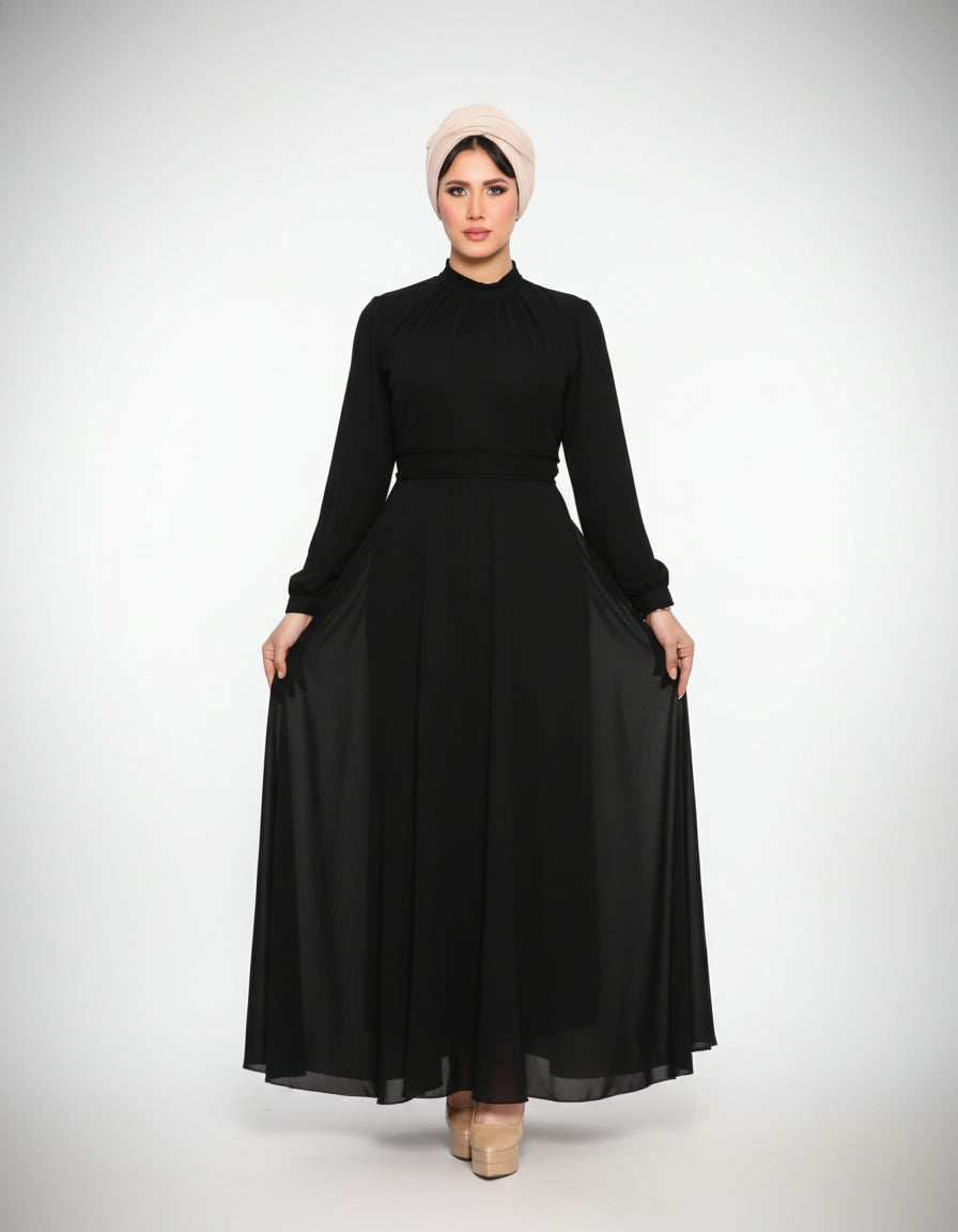Elegant Chiffon Flow Dress