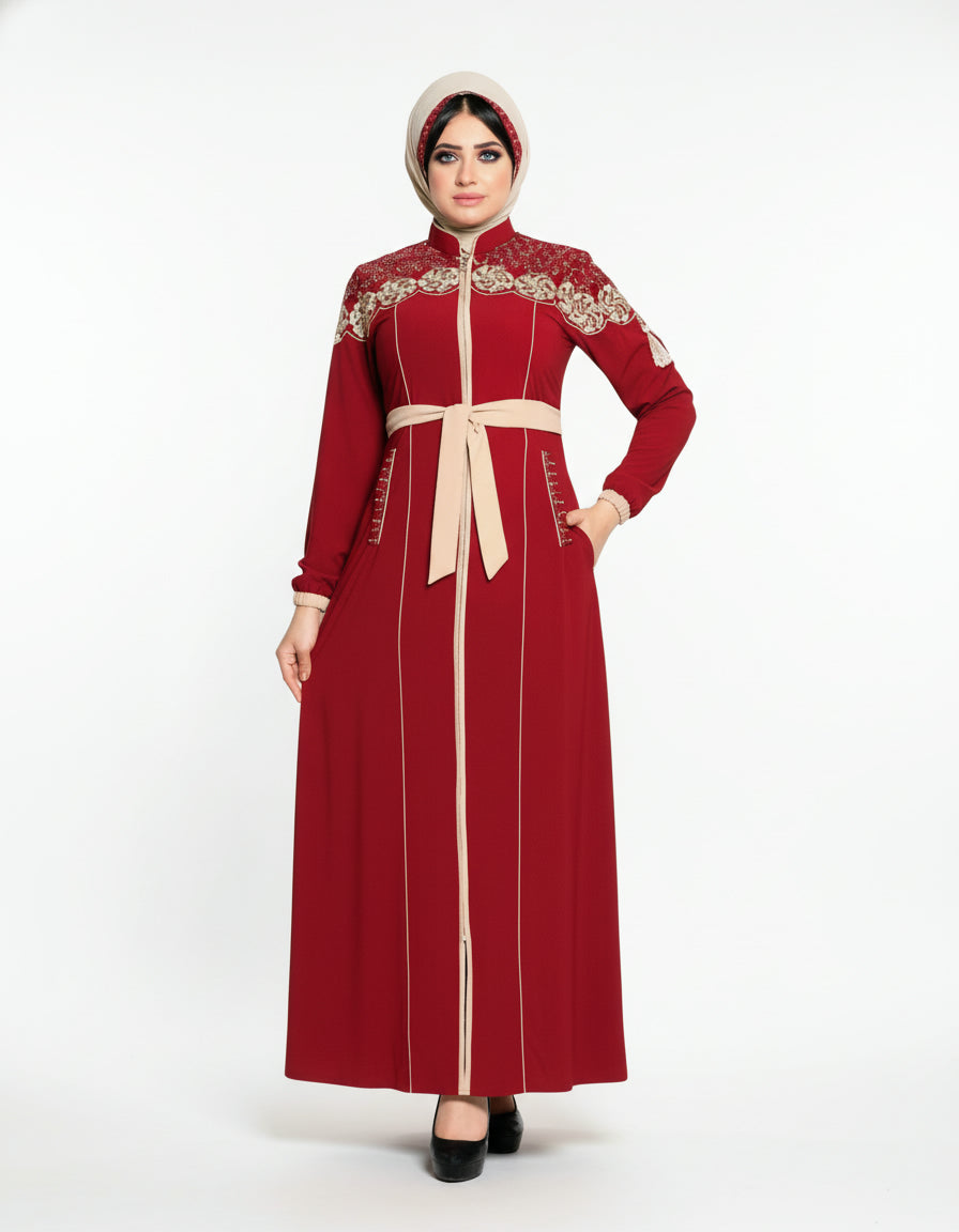 Classy Belted Dress