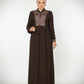 Embroidered Modest Abaya