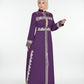 Embroidered Luxurious Silk Abaya