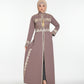 Embroidered Luxurious Silk Abaya