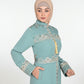 Embroidered Luxurious Silk Abaya