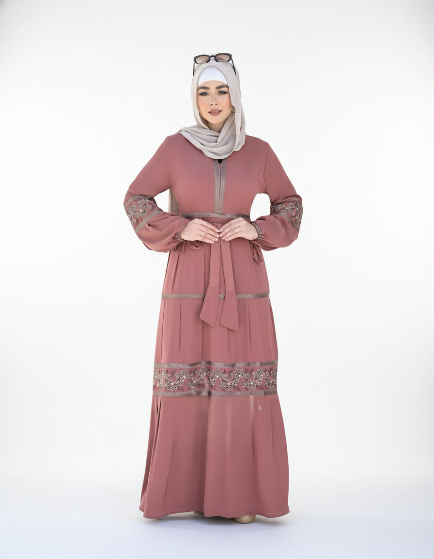 Golden Elegance Maxi Dress
