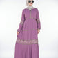 Golden Elegance Maxi Dress
