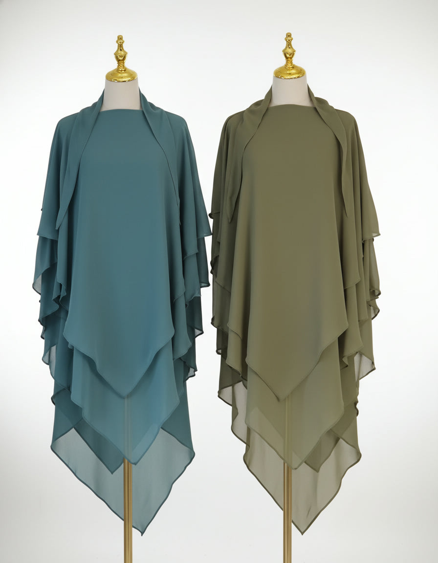 Splendid Cascade Chiffon Khimars