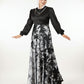 Midnight Marble Elegance Dress