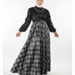 Midnight Marble Elegance Dress