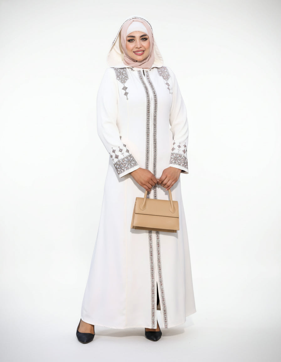 Sapphire Embroidered Abaya