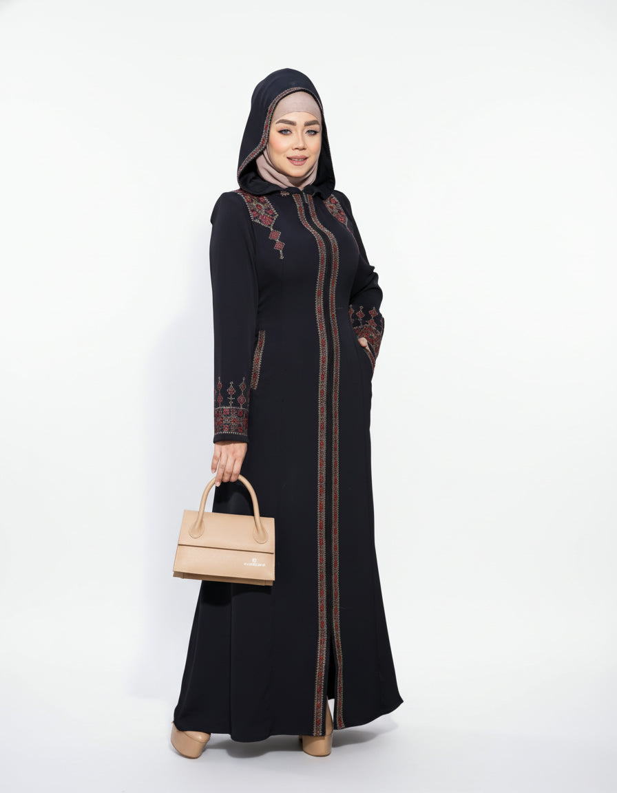 Sapphire Embroidered Abaya