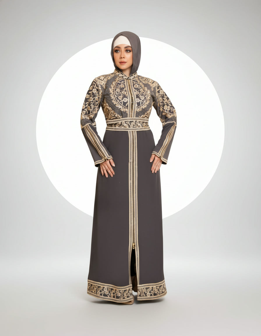 Shorouq Silk Kaftan