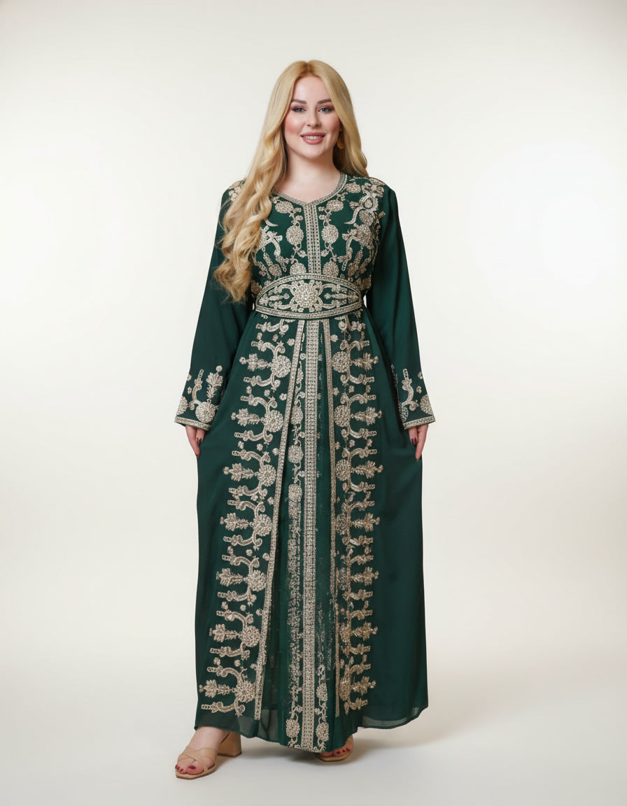 The Majestic Embroidery Series: Premium Kaftan