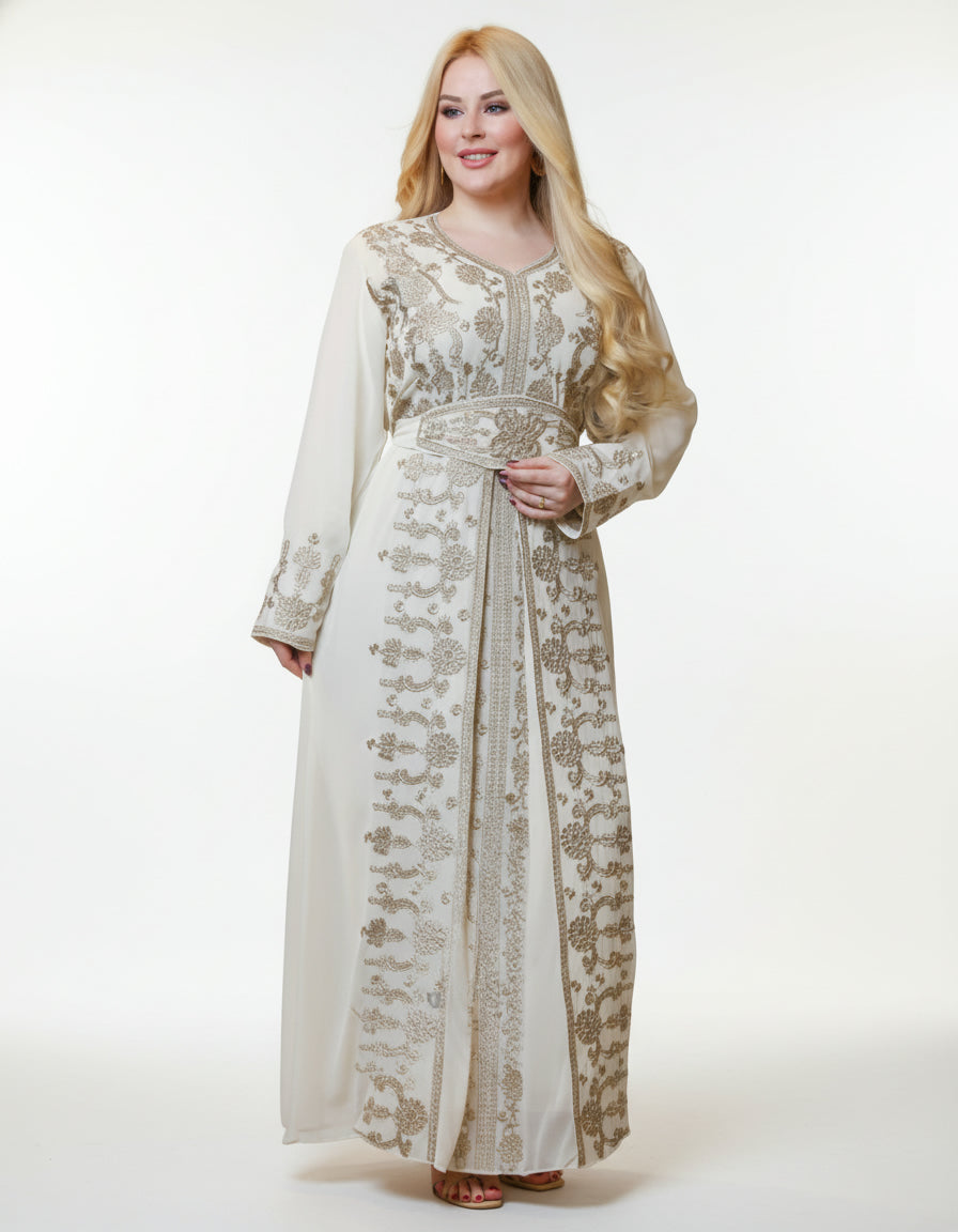 The Majestic Embroidery Series: Premium Kaftan