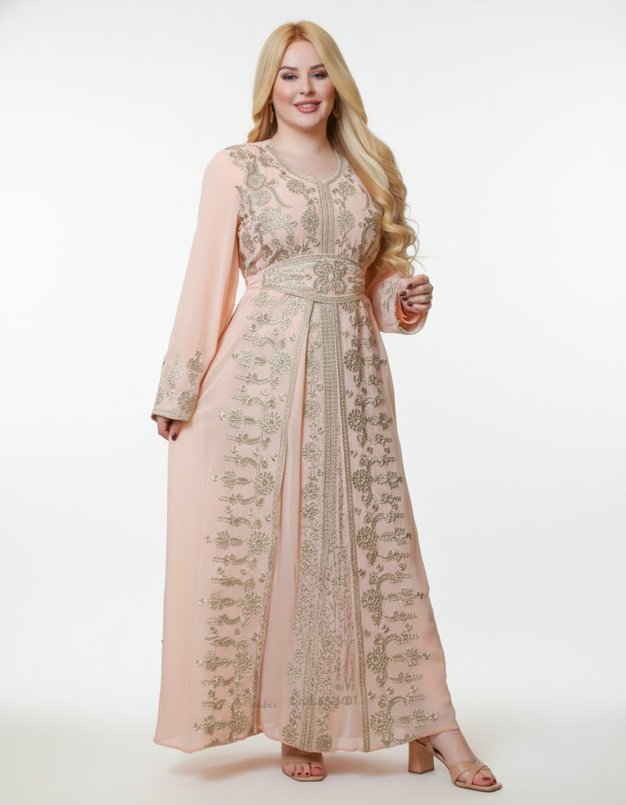 The Majestic Embroidery Series: Premium Kaftan