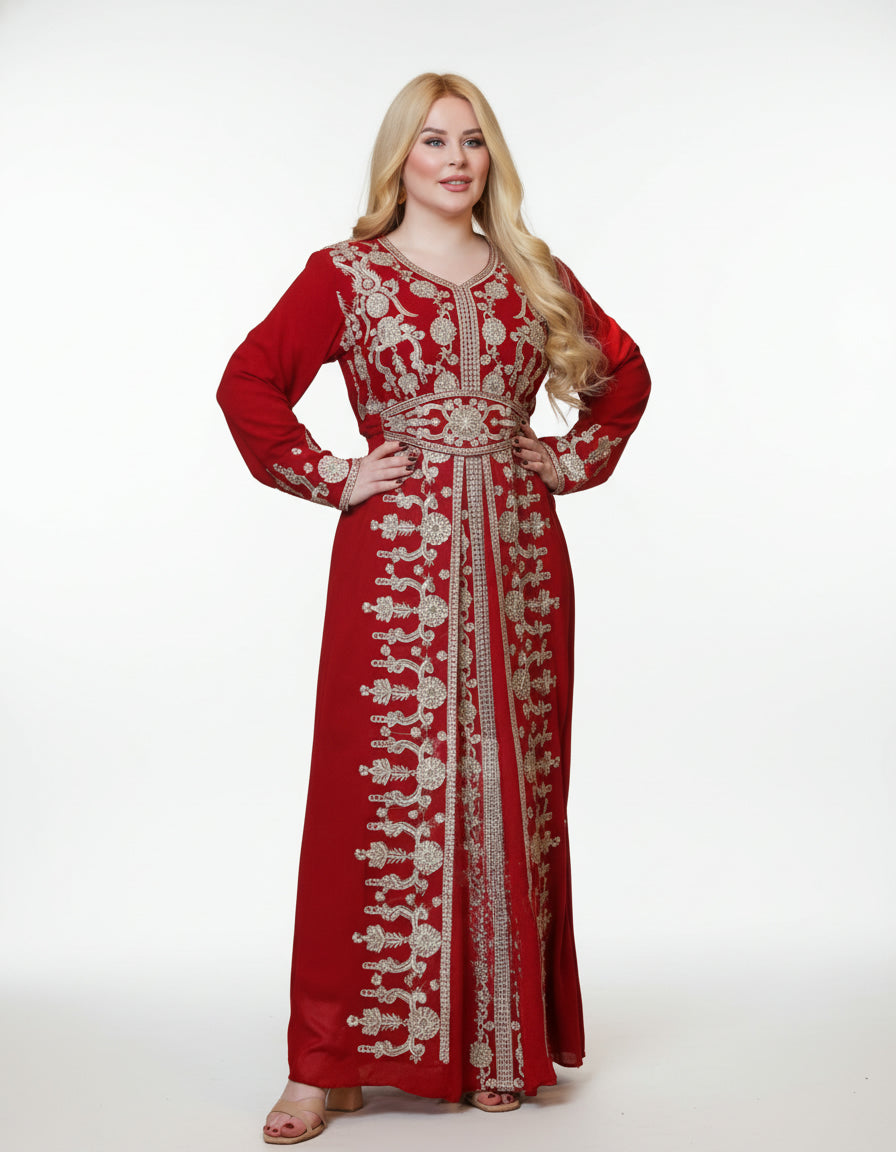 The Majestic Embroidery Series: Premium Kaftan