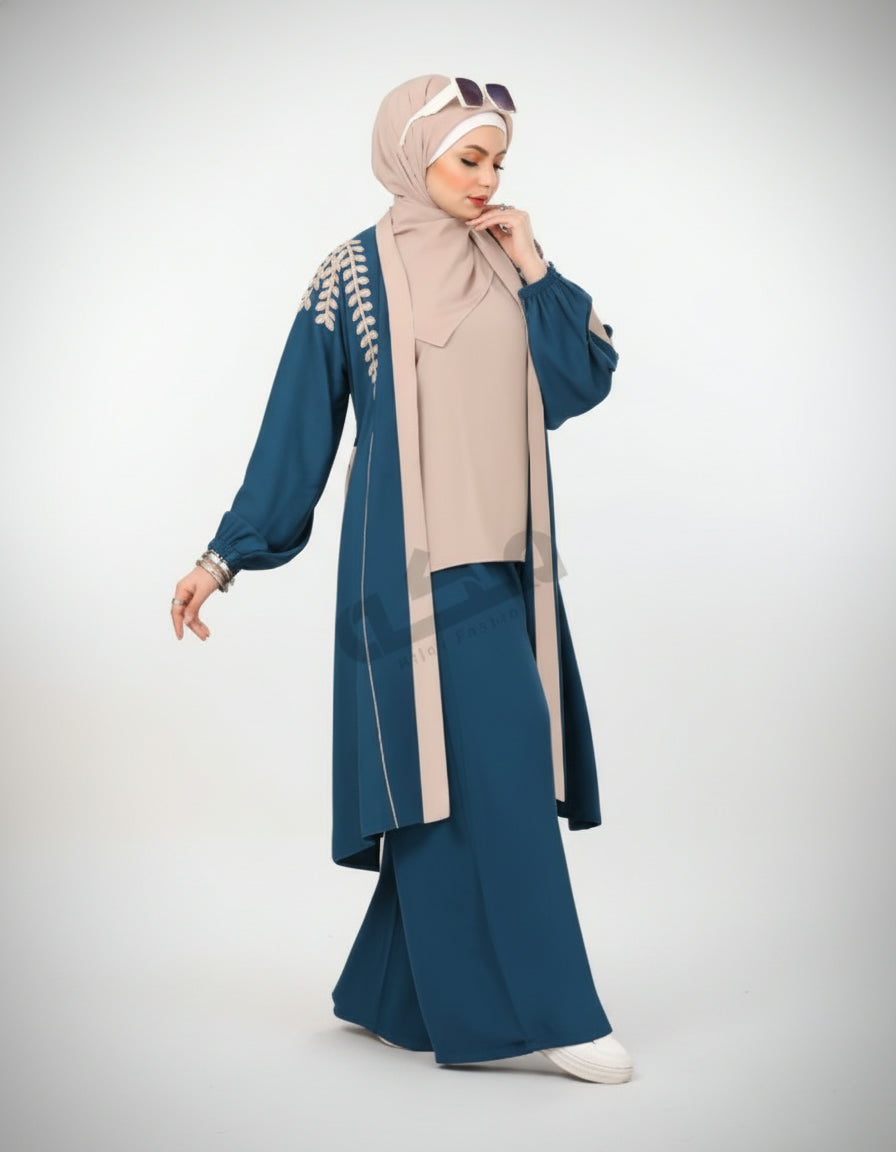 Three-piece women's pantsuit