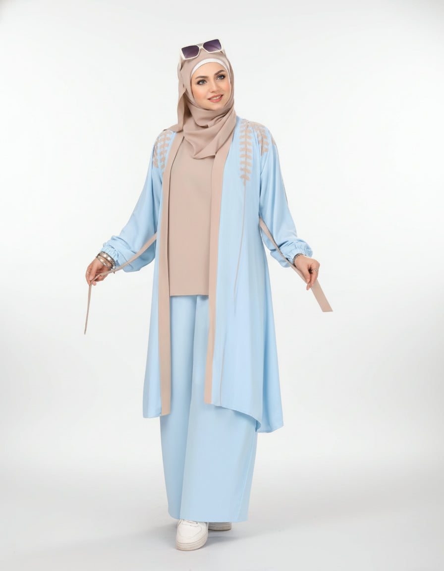 Three-piece women's pantsuit