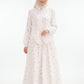 The Blossom Series: Premium Floral Zip-Up Jilbab Set