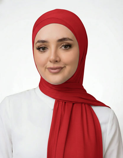 Premium Soft Stretch Two Piece Jersey Hijab