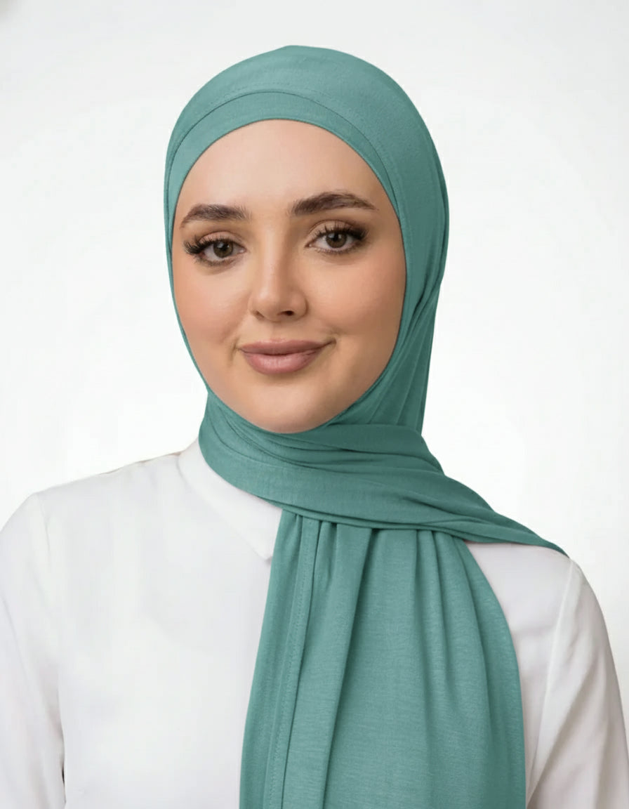Premium Soft Stretch Two Piece Jersey Hijab