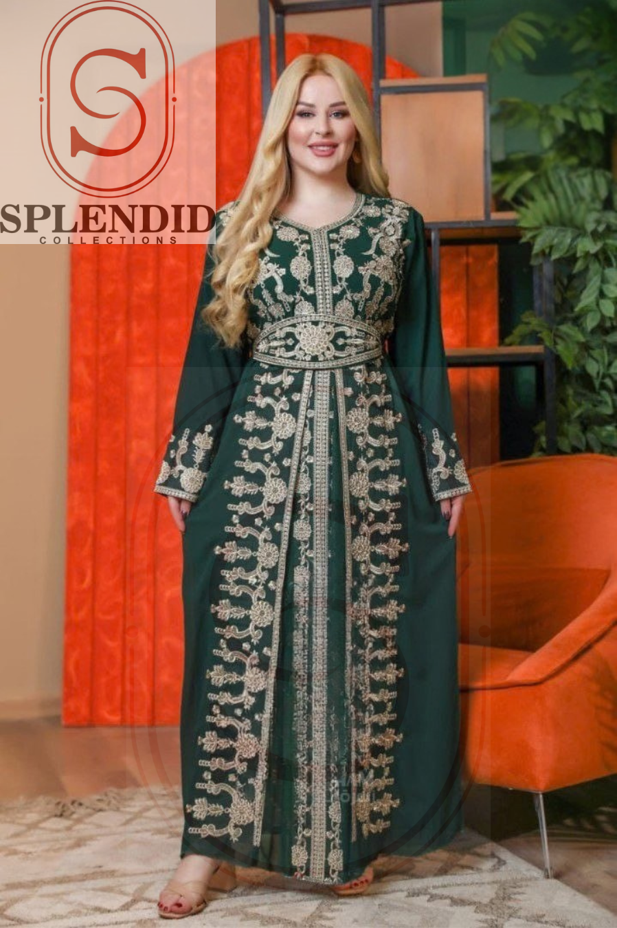 The Majestic Embroidery Series: Premium Kaftan