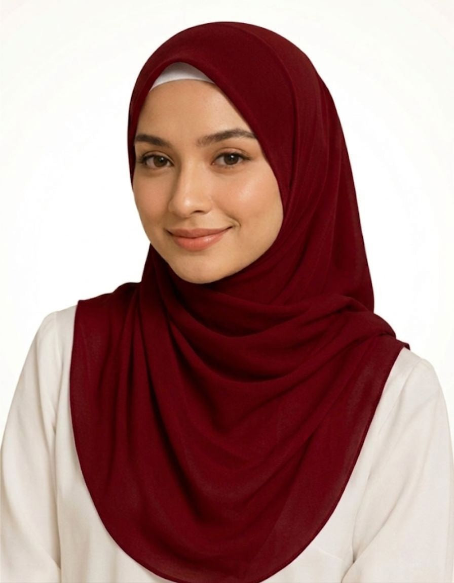 Premium Solid  Square Hijabs