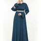 Flowy Dress with Clinched Waist