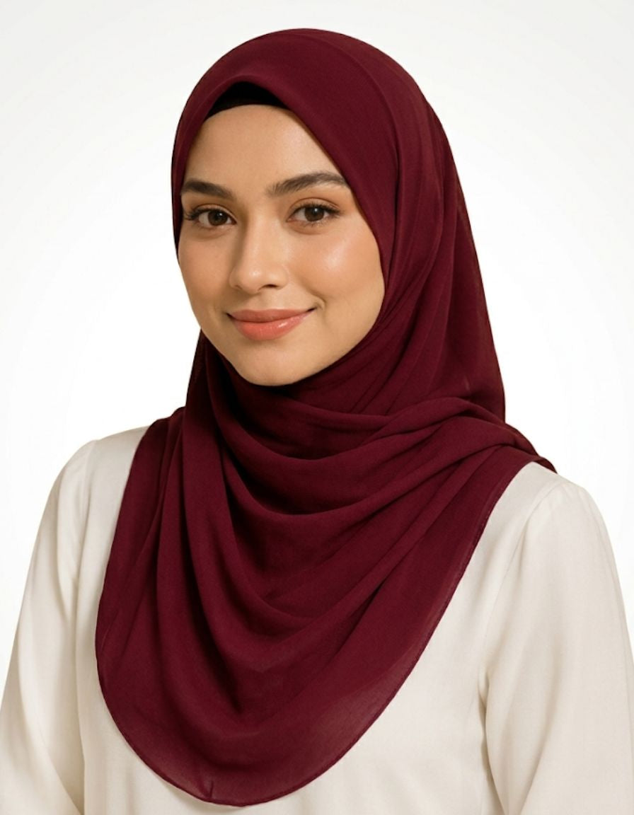Premium Solid  Square Hijabs